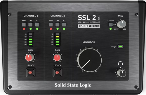 Solid State Logic Ssl 2 Mkii Usb Audio Interface Daw Plugins