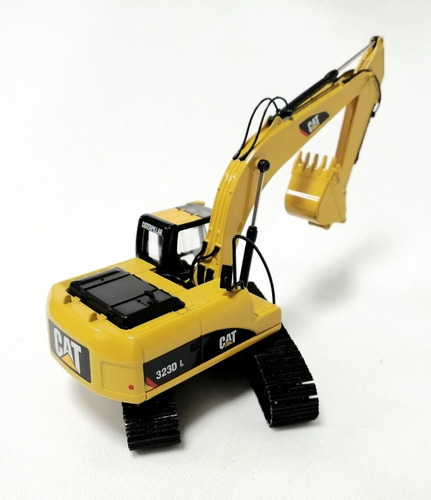 Miniatura Diecast 1/50, Excavadora Cat 323d L, Amarilla