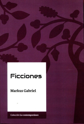 Libro Ficciones - Markus Gabriel
