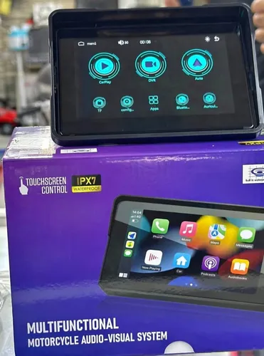 Carplay De Moto 5 Doble Cámara