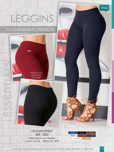 Leggin De Algodón Con Pretina Ancha Levanta Pompis