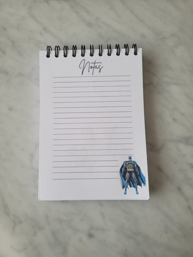 Libreta De Notas Block Apuntes Batman Flash Dc Comic