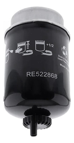 Filtro De Combustible Re522868 Para John Deere 6100d 6110d 6
