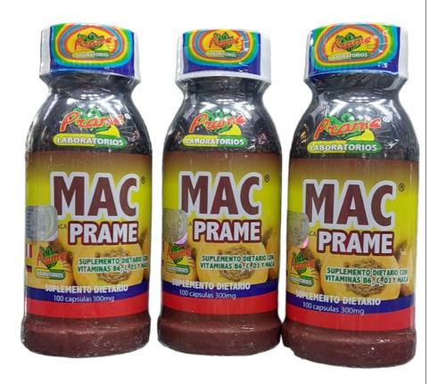 Maca Promoción 3 Frascos X 100 Cap - Unidad a $452