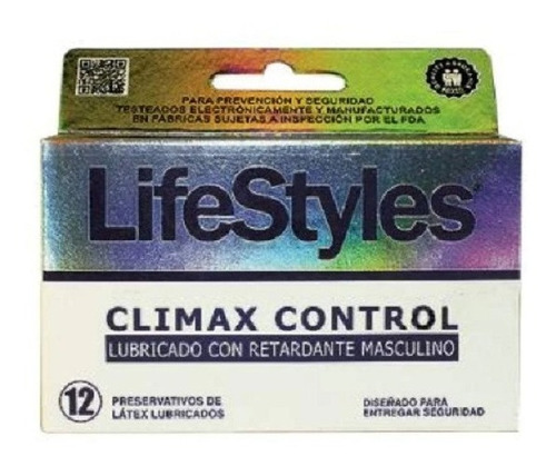 Condón Lifestyles  - Caja De 12 Unidades -  Climax Control