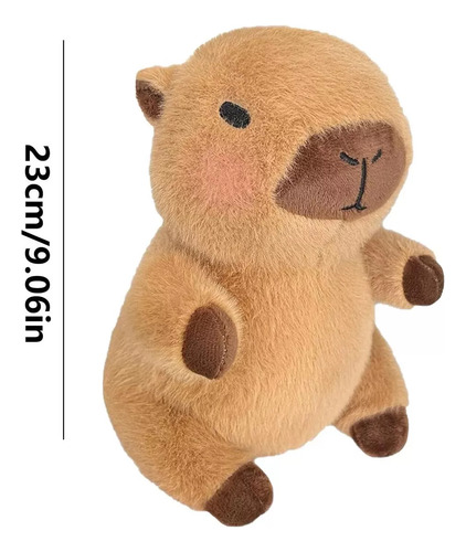 Para Peluche De Capibara De 23 Cm Con Ropa Y Accesorios /