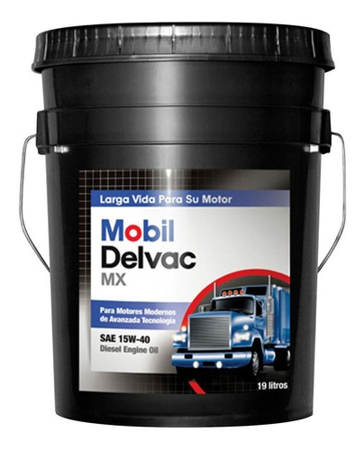 Aceite Motor Mobil Delvac Mx 15w-40 19 Litros