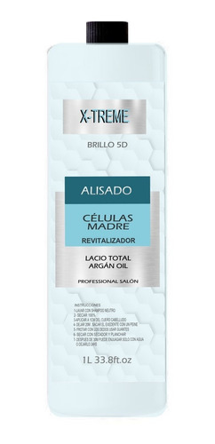 Alisado Profesional Células Madres Argan Brillo 5d