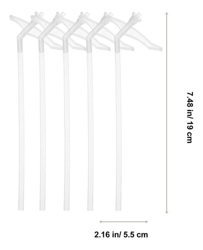 100 Uds. Tubos De Repuesto De Espuma En De 19cm, Conectores