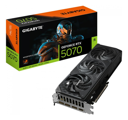 Tarjeta De Vídeo Gigabyte Rtx 5070 Windforce Oc 12 Gb Gddr7