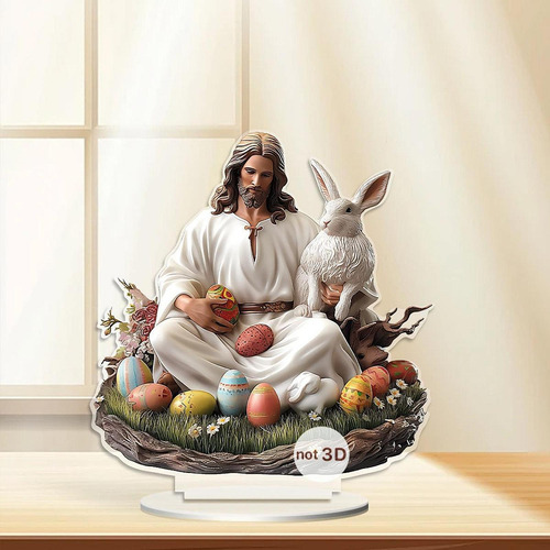 Decoración De De Pascua, Adorno Acrílico Plano 2d, Regalo,