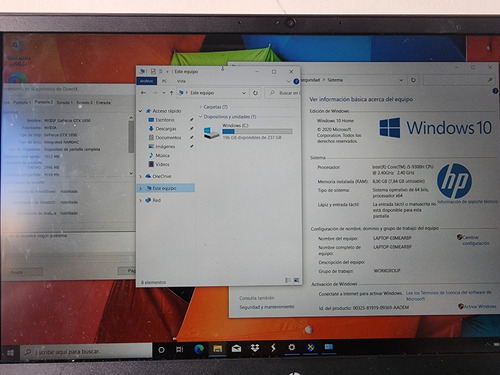 Imagen 8 de 9 de Notebook Hp Pavilion Gaming I5 8gb Ram 256ssd + Cargador