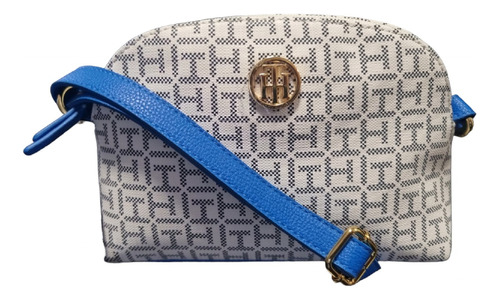 Crossbody Blanco Azul Rey Original Tommy Hilfiger