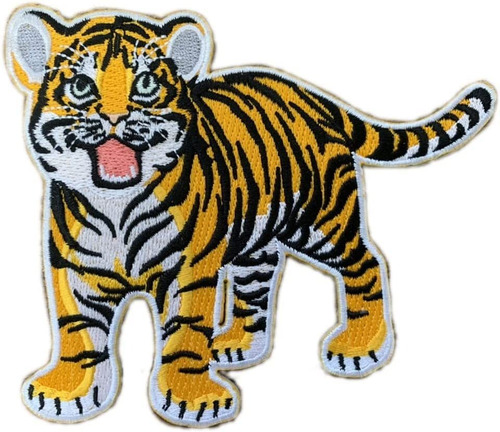 Import Wappen-ya Dongri Baby Tiger Parche Bordado Para