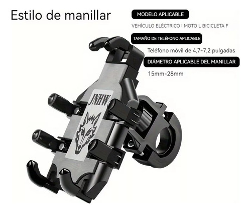 De Soporte Para Celular Moto/bicicleta, Base Porta Teléfono