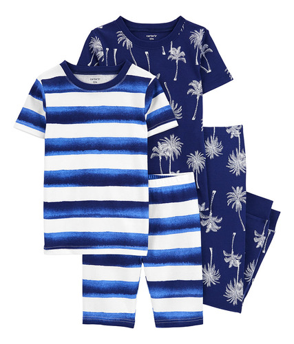 Carter´s Set 4 Piezas Pijama Palmeras 3n711910