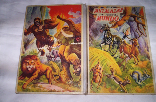 Album Animales  Del Mundo Editorial Fher  1958 Leer..