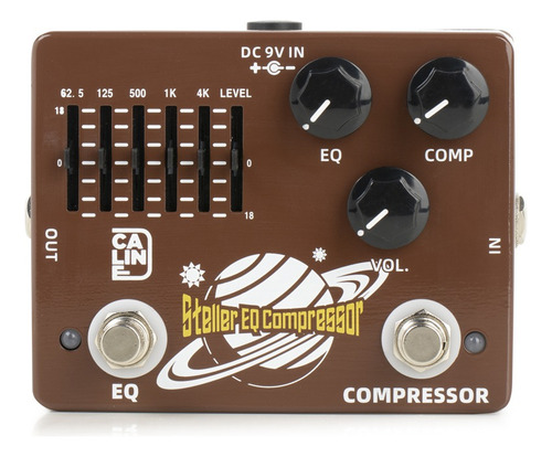 Compressor Caline Dcp-10 Steller E Pedal De Efeito De Baixo