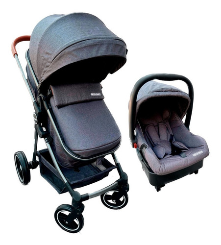 Imagen 3 de 9 de Coche Bebe Convertible Elite Moises Huevito Y Base Liviano