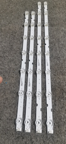 Kit Tcl 55 Leds 55s421 - 55s423 - 55s425 Alum Nuevas 4 Tiras