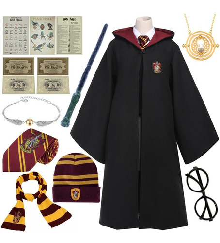 15pcs Harry Potter Ronald Ropa Kit Magic Cape Cosplay Cn