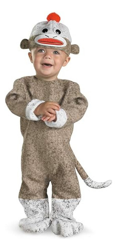 Unisex Baby Sock Monkey Costume