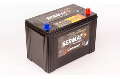 Bateria Sermat 12-110b 12x90 80ah Hilux Ranger Duty