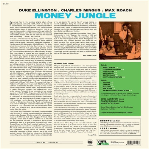 Duke Ellington Charles Mingus Max Roach Money Jungle Vinyl