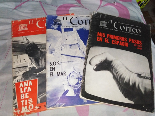 Revistas Antiguas Unesco El Correo 1963-64-65 