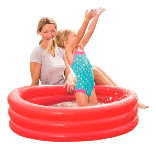 Pileta Inflable Bestway 3 Anillos 102 X 25 Cm Pelotero Niños