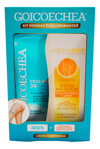 Pack Goicoechea Criogel 3d 200ml + Crema Anticelulitis 400ml