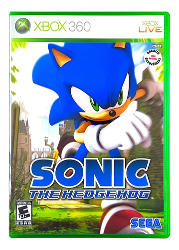 Sonic The Hedgehog Original Xbox 360 Mídia Física