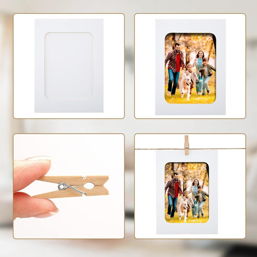 50 Unidades De Molduras De Papel Para Molduras Fotográficas
