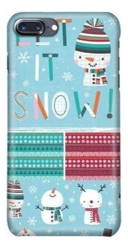 Funda Celular Navidad Mono Nieve Snow Christmas Regalo  *