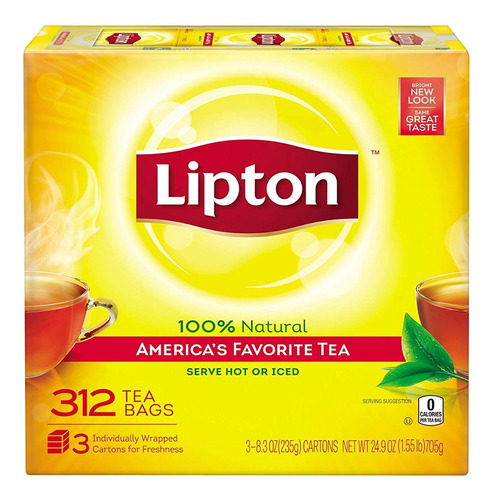 Bolsitas De Té Negro Lipton