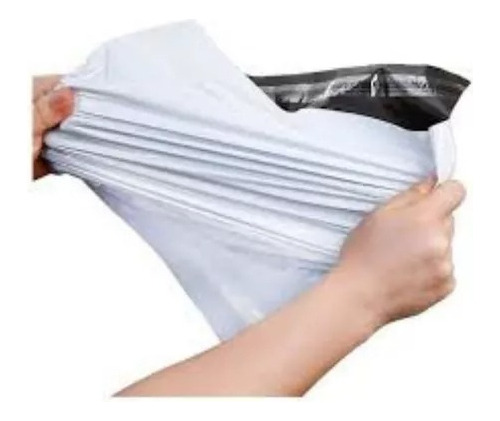 200 Envelope Envios Resistente Branco Lacre Inviolavel 25x19