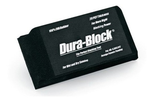 Dura-block (af4417) Bloque De Lija (5 25 ) Color Negro