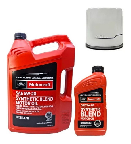 Kit Afinación Para Ford Fusion 3.0 4 Cil Aceite 5w20