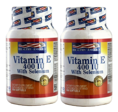 2 Vitamina E 400iu Selenio 100u - Unidad a $492