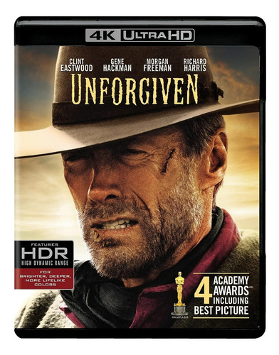 Blu Ray Unforgiven 4k Ultra Hd C Eastwood Original