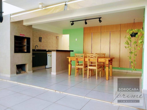 Imagem 11 de 13 de Sobrado Com 3 Dormitórios À Venda, 148 M² Por R$ 450.000 - Jardim Leocádia - Sorocaba/sp - So0179