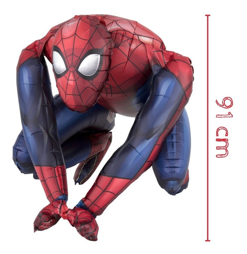 Globo Spiderman 3d Gigante Airwalker