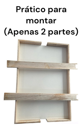 Suporte Grande Para Favo De Mel Na Madeira 50x15 Premium Top
