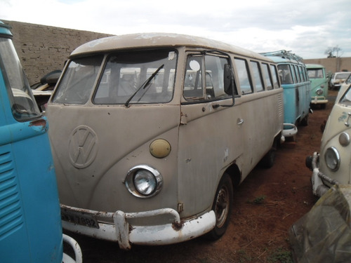 Kombi Vw Van Corujinha 1970 Funcionando Lisa De Lata P/ Rest