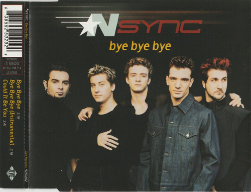 Nsync Bye Bye Bye Cd Single 2000 Europe