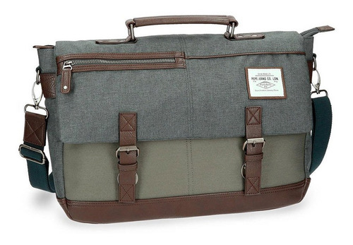Pepe Jeans Maletín Devonshire Gris - Mosca