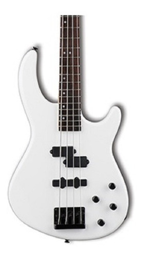 Imagen 2 de 3 de Bajo Dean Ep10 Activo 4 Cuerdas Blanco Eléctrico + Funda