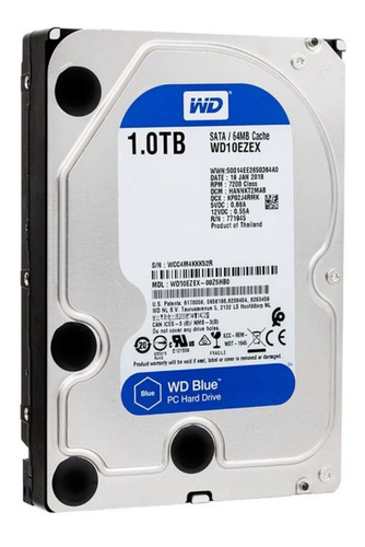 Disco Rigido Duro 1 Tera Western Digital Blue Wd10ezex 1 Tb