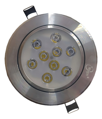 Lâmpada LED embutida de 45 Pz Lâmpada de teto dirigível de 9w 11 cm Mgdir9p Cor de luz neutra