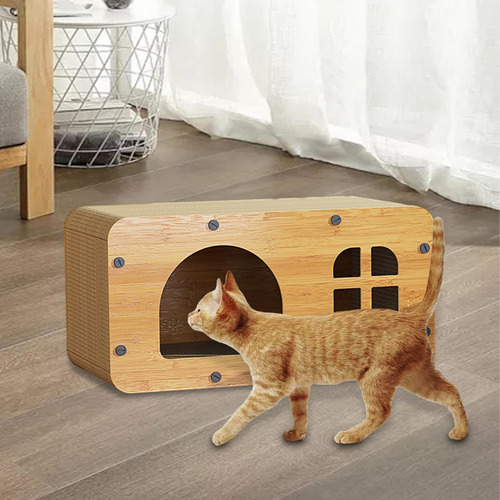 Rascador Para Gatos, Tablero Rascador, Juguete 48x24x24cm